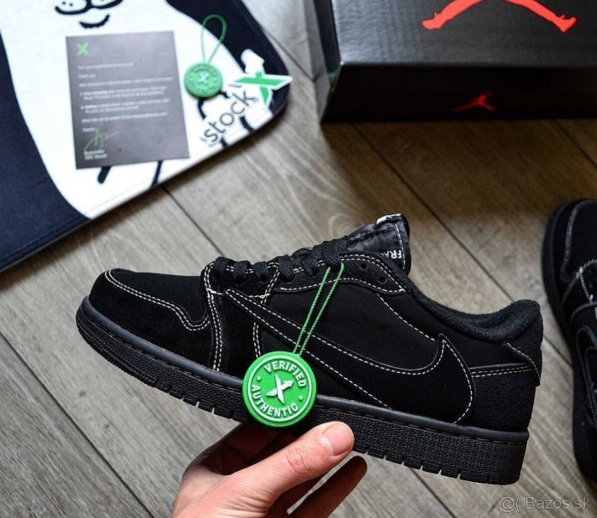 Pánske tenisky Nike Air Jordan 1 Low x Travis Scott Black Ph