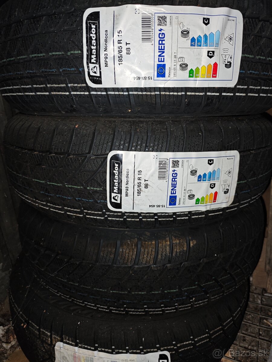 Nové pneu Matador Nordicca 185/65 R15