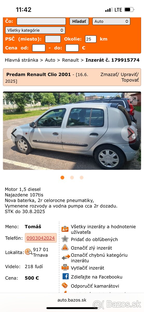 Clio 1,5 Dizel