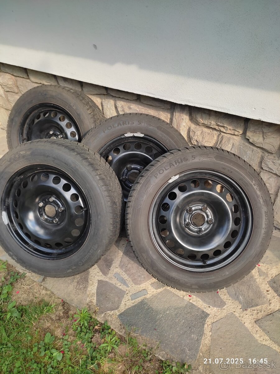 Zimne pneu 205/55 R16 6,5J 5x105 ET41
