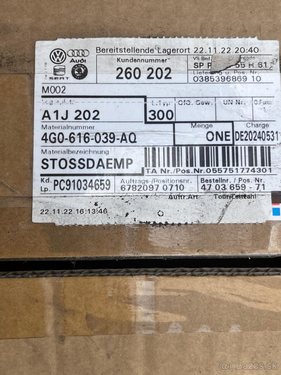 PREDNY TLMIC PRUZENIA 4G0616039AQ