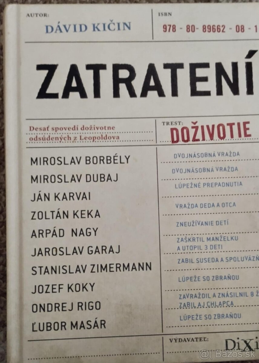 Zatratení -- Dávid Kičin