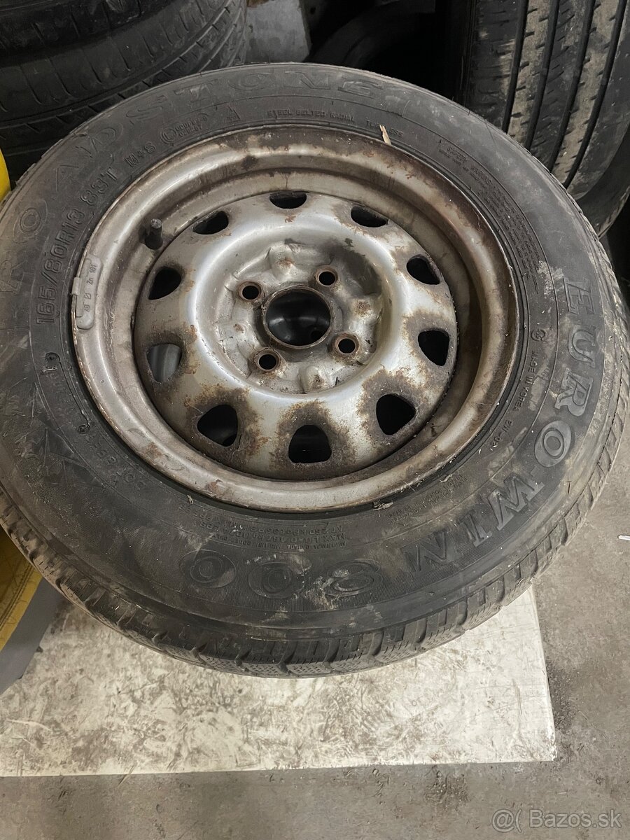 Disky a pneumatiky Škoda Felícia + zimné pneu