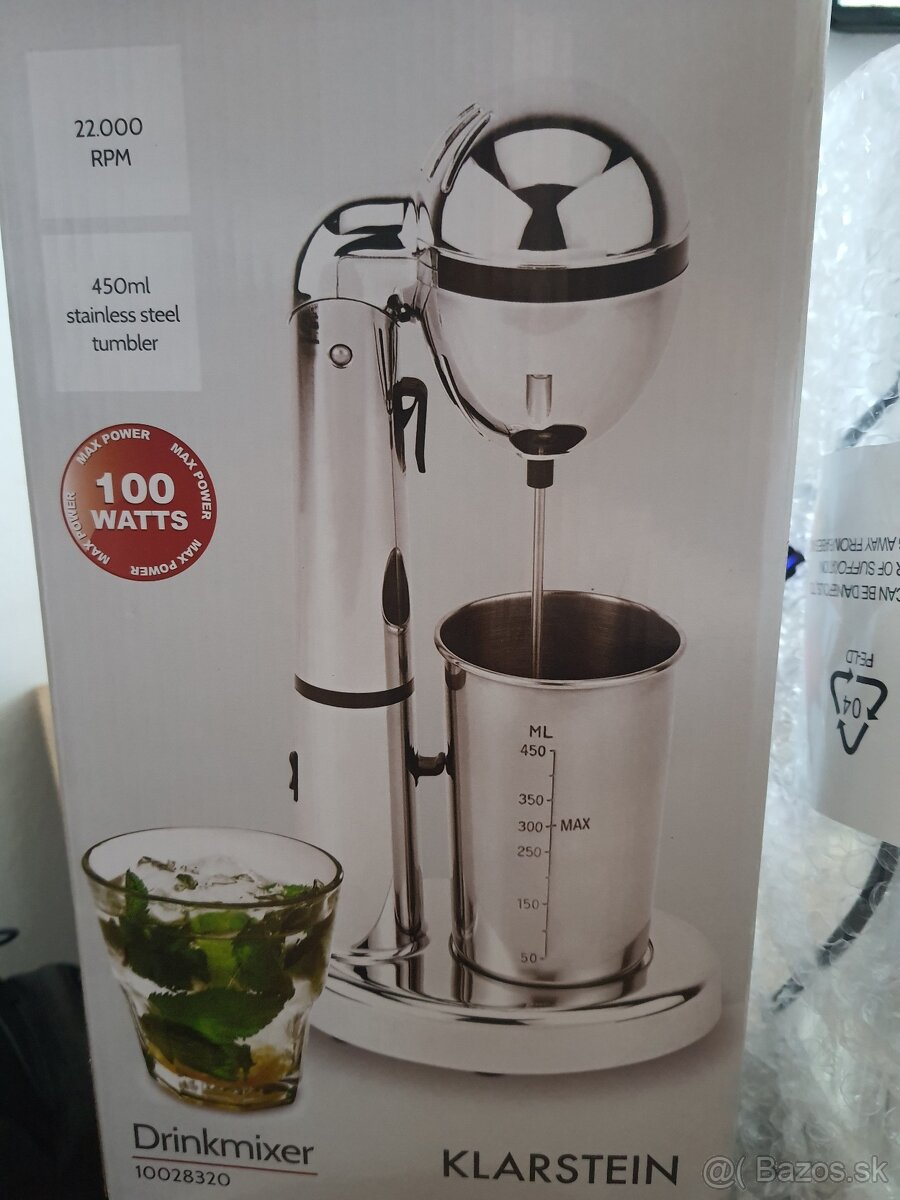 Mixér na miešanie drinkov nový - Klarstein