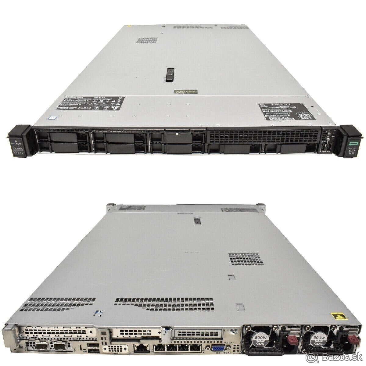 HP DL360 G10 - 2xGOLD 5122, 128GBRAM DDR4,8x900GB SAS