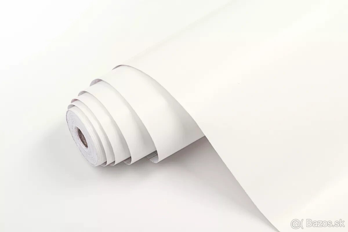 Matna biela folia (samolepiaca)