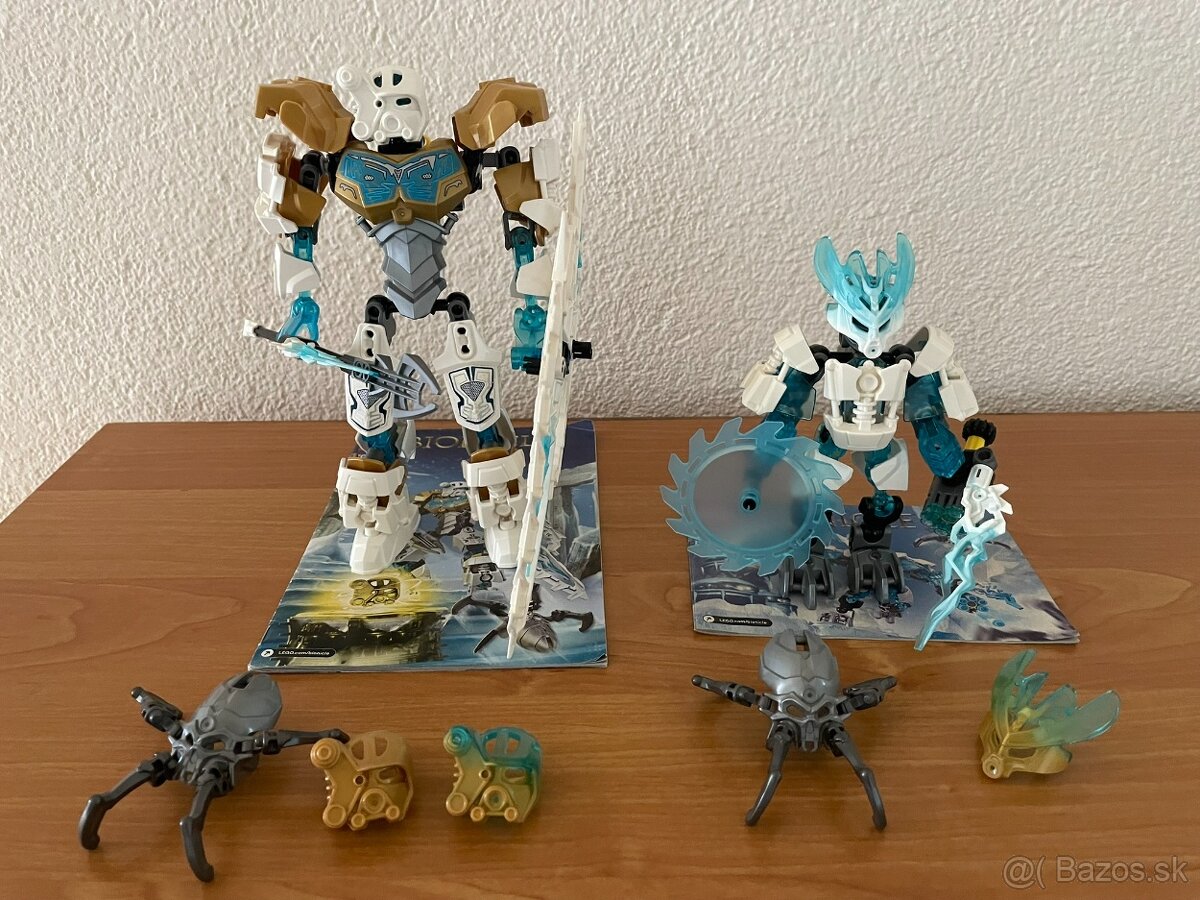 Lego Bionicle Kopaka Master of Ice + Protector of Ice