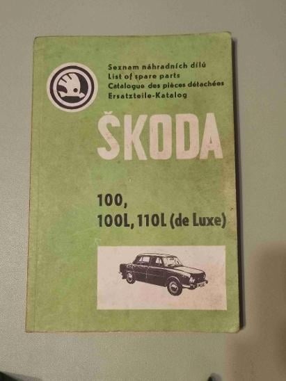 Katalóg náhradných dielov Škoda100 100L 110L Deluxe