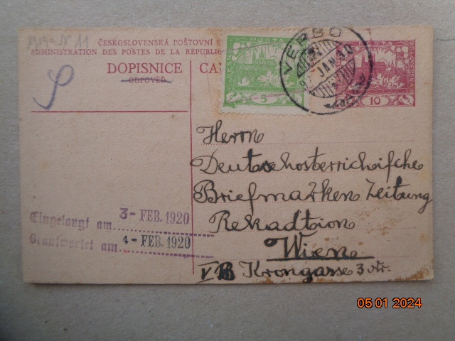 Poštové známky - VRBOVÉ = VERBO