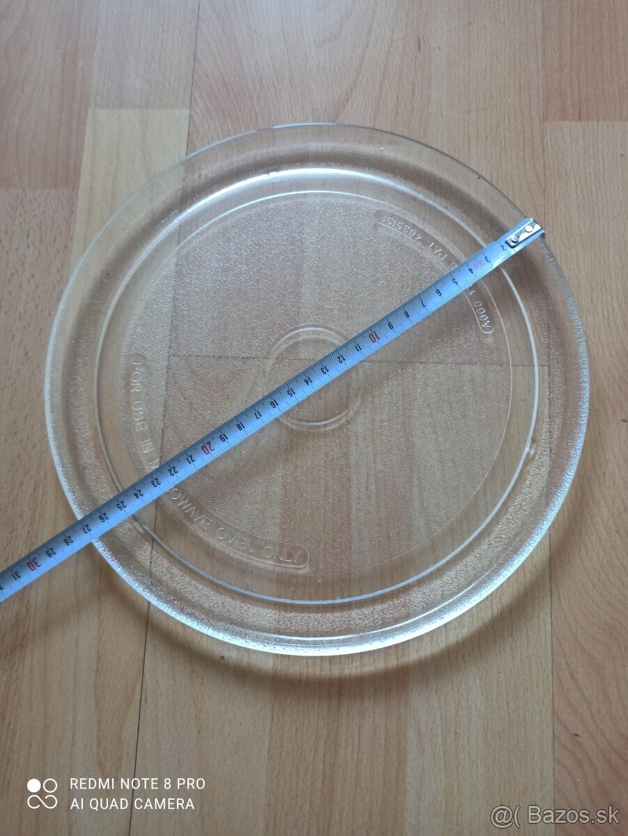 Sklenený tanier - mikrovlnka (24,5-25,5-27cm)
