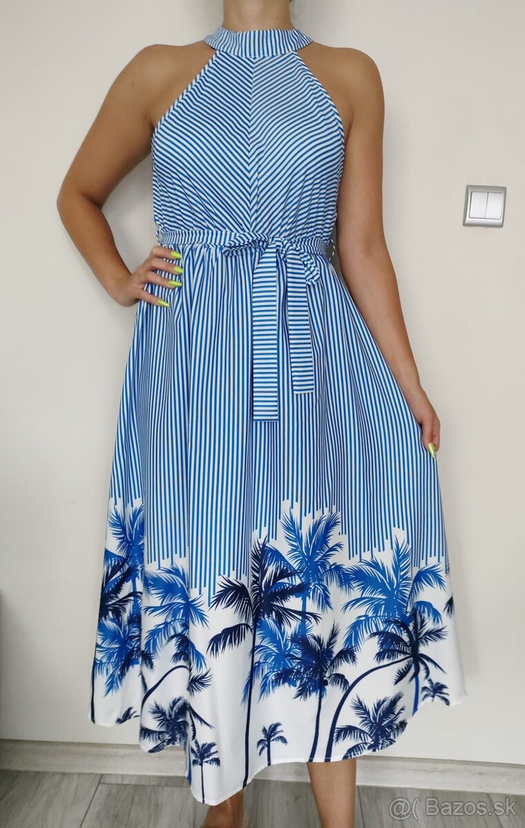 Dámske šaty s palmami
