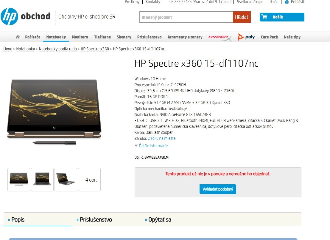 HP Spectre x360 15