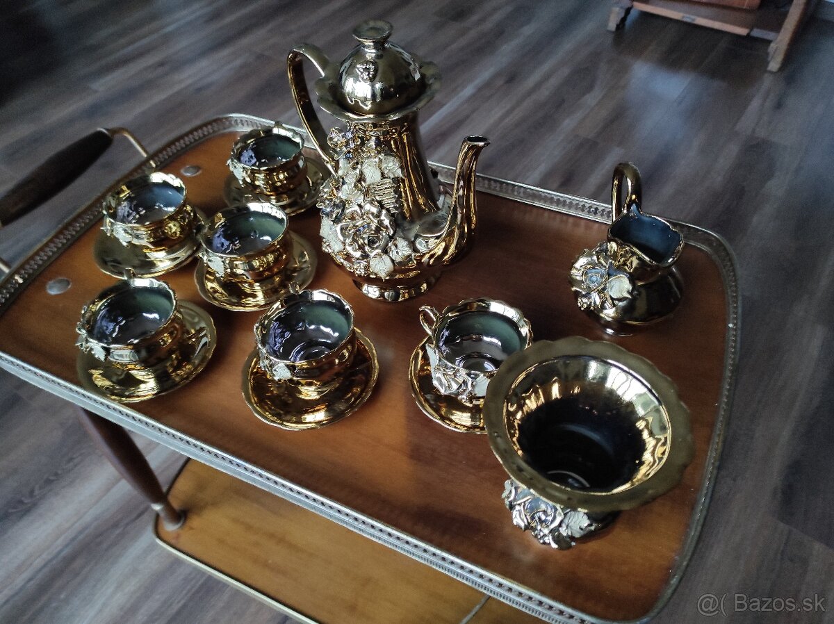 Starý kávový čajový servis porcelan