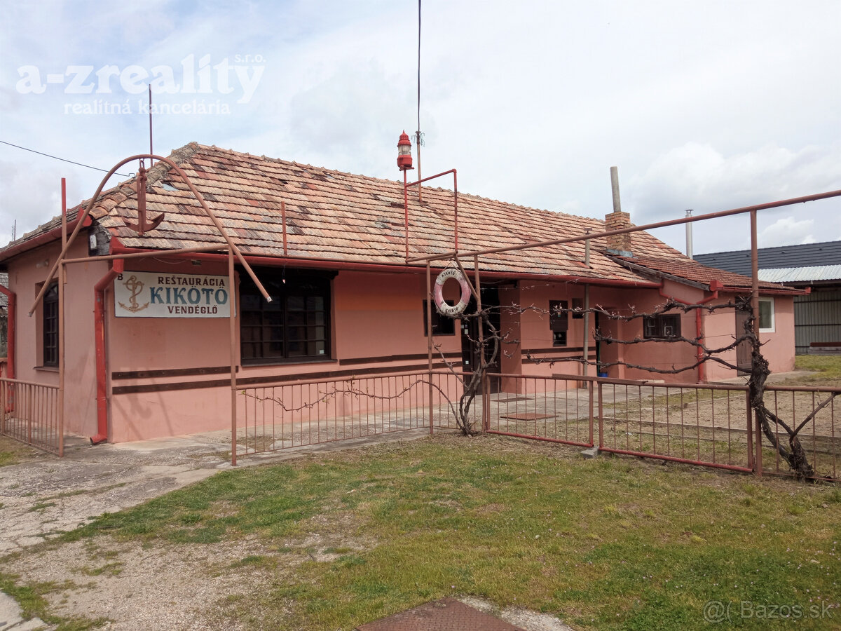 Komerčný objekt v Radvani nad Dunajom na prenájom