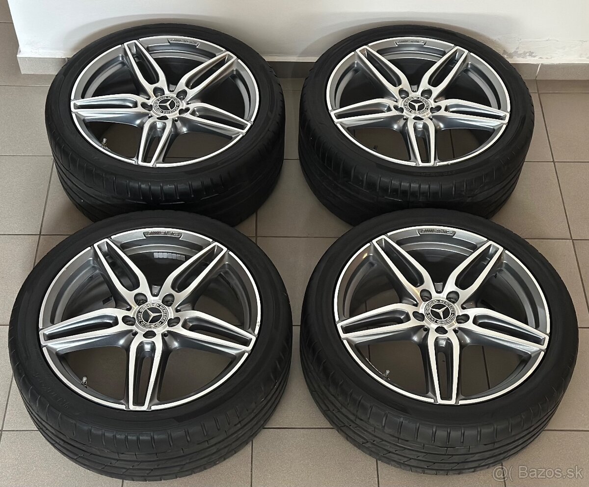 Originál elektróny ® Mercedes E AMG 5x112 r19 letné pneu