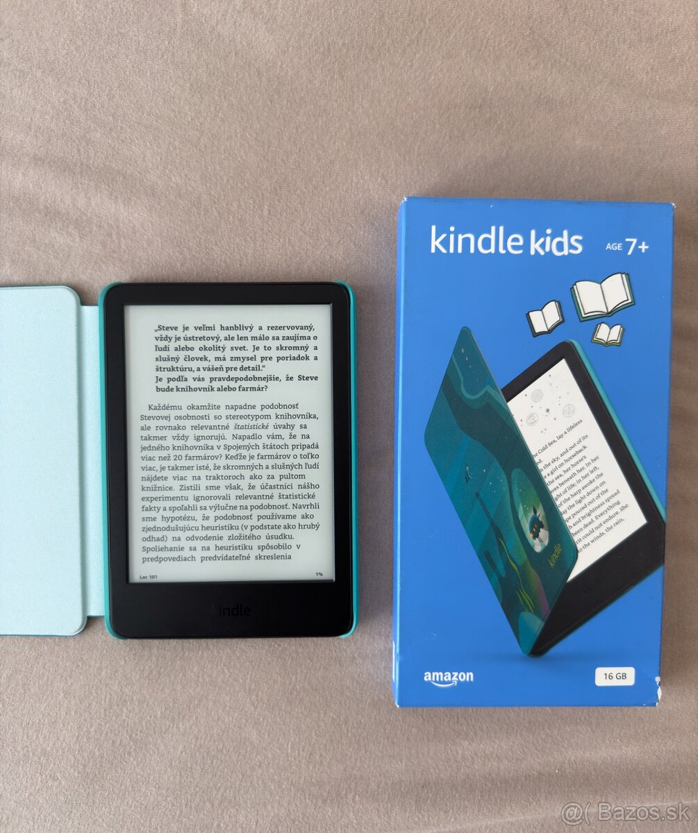Čítačka kníh Amazon Kindle 2022 16 GB (s krytom, bez reklám)