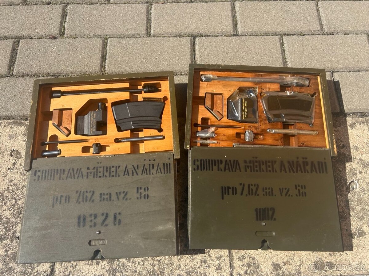 Zbrojarské mierky, súprava mierok a náradia sa58 vz.58 vz58