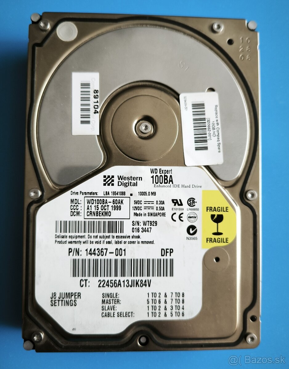 WDC WD10 0BA