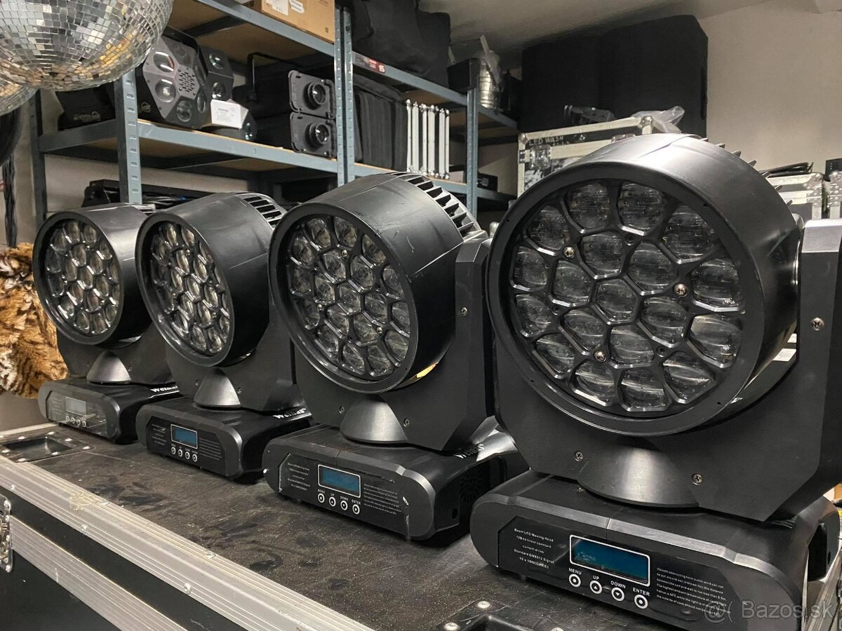 PREDANM 2ks Wosh Beam kalejdo Bee Eyes LED moving head