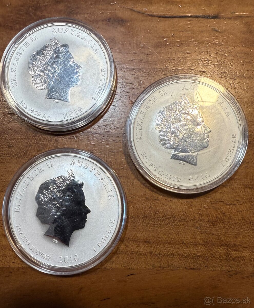 Lunarna seria II strieborna, 2010, 2016, 2019