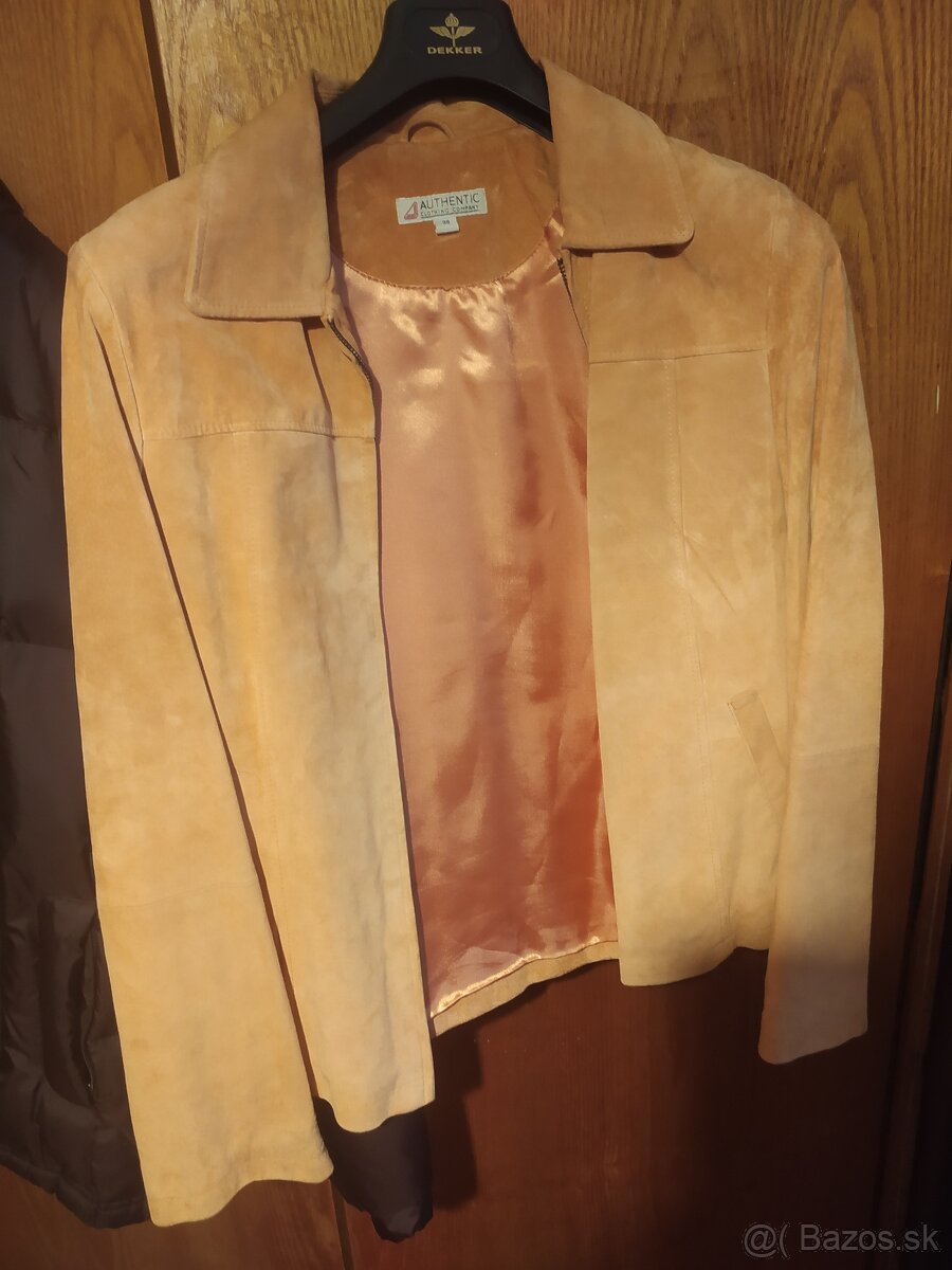 Bunda prechodná marhuľová dámska