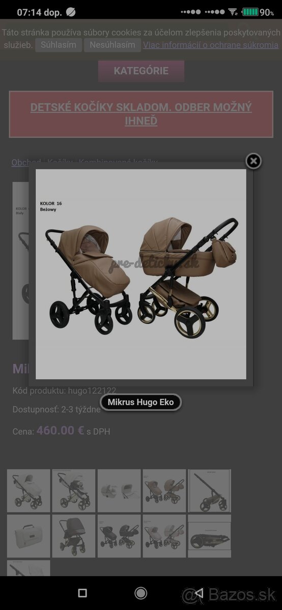 Predaj kočíka