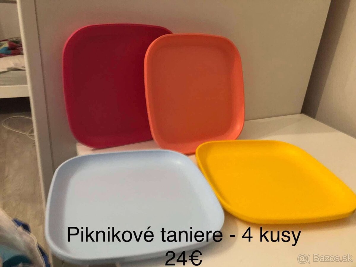 Piknikové taniere Tupperware