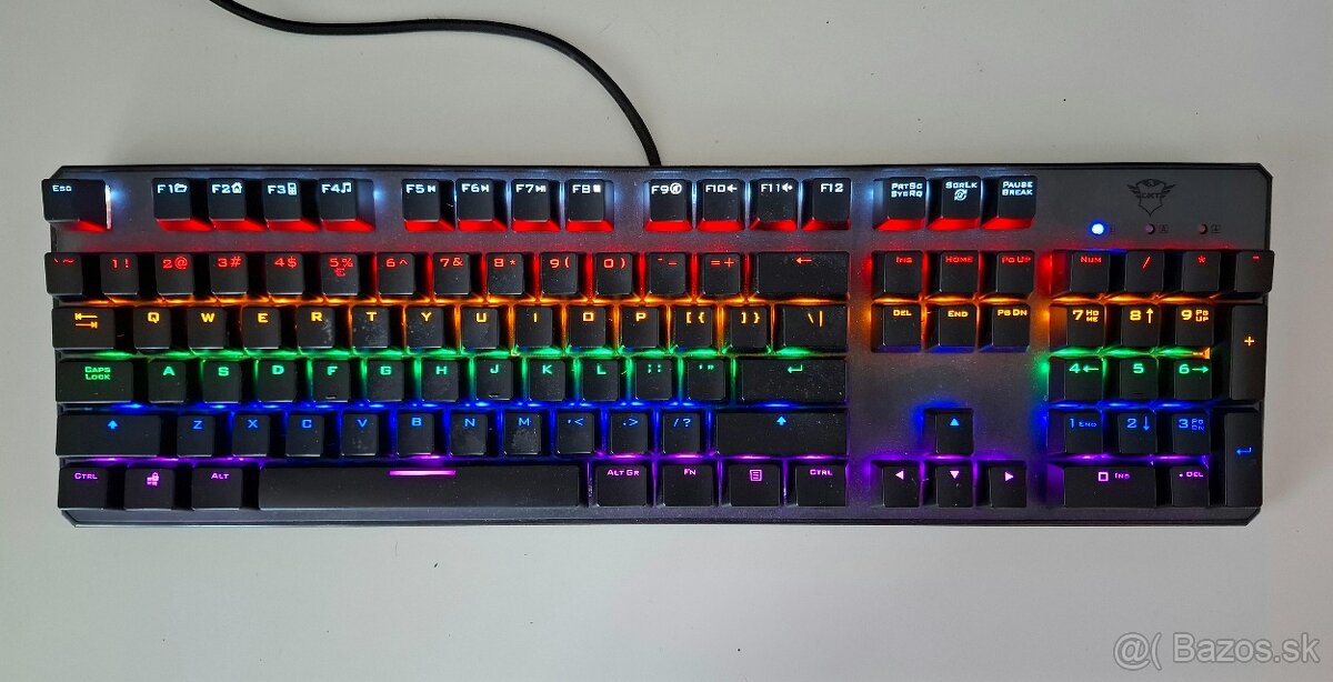 TRUST klávesnica GXT 865 Asta Mechanical Keyboard