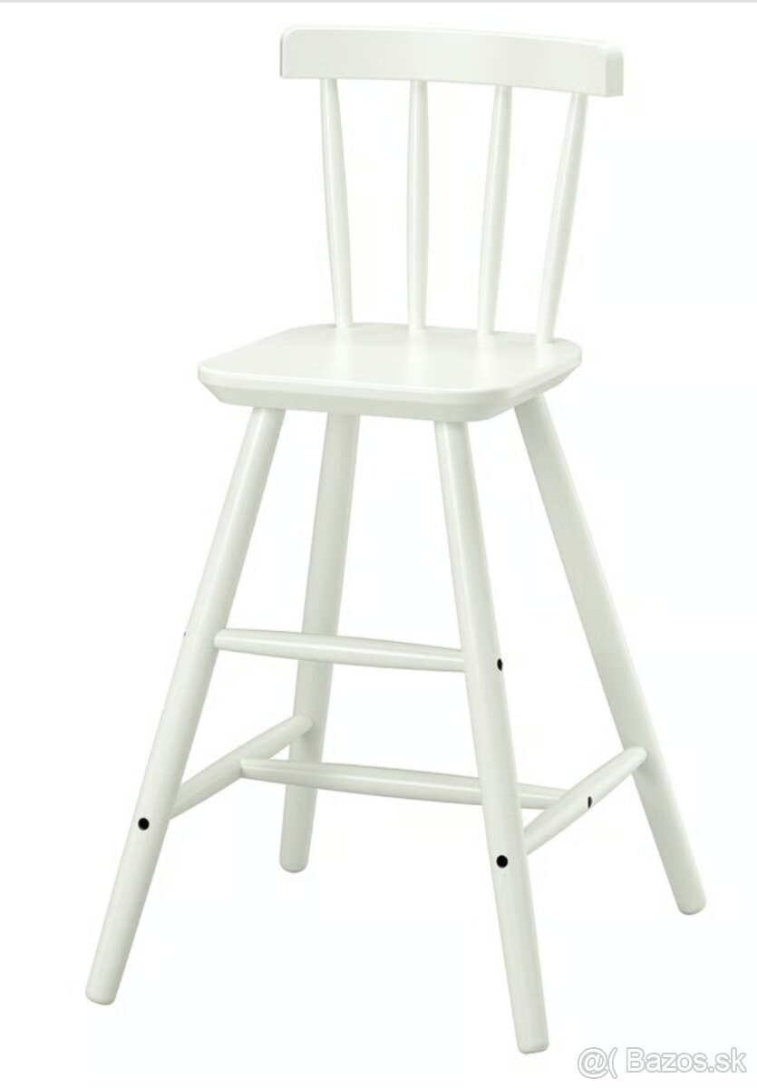Ikea Agam Detská vysoká stolička, biela