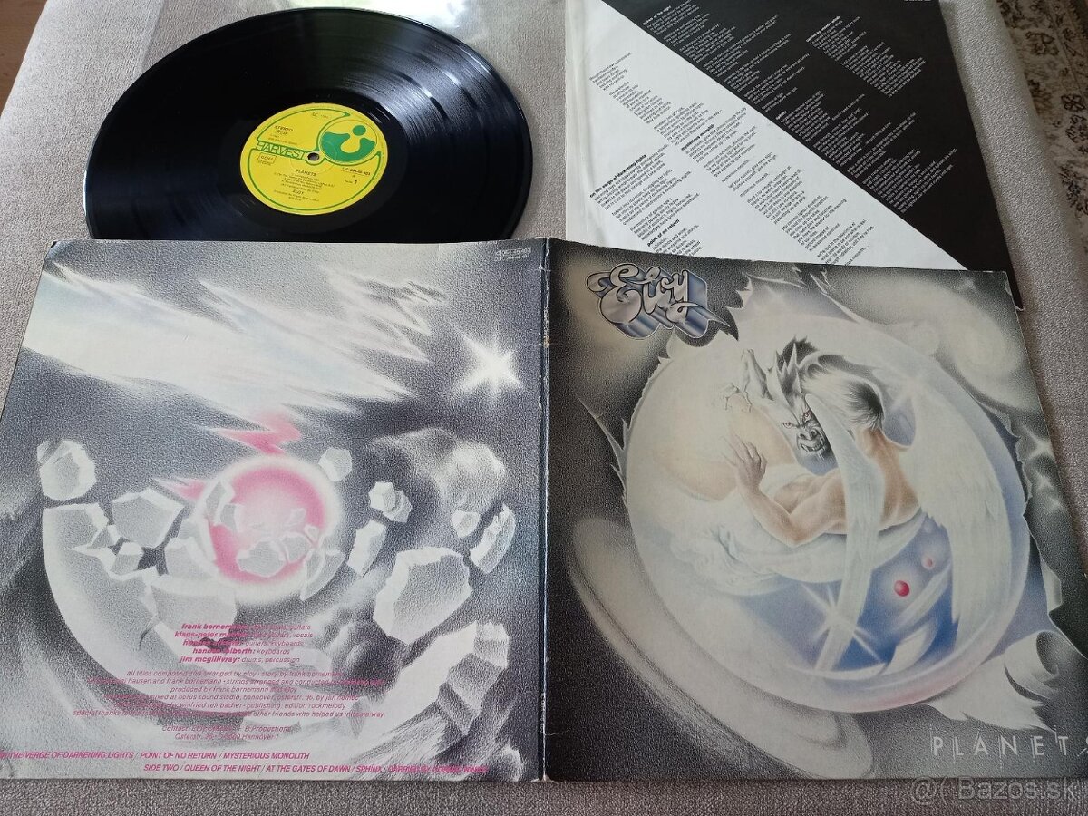ELOY „Planets“ /Harvest 1981/ rozkl. obal, space rock/progr