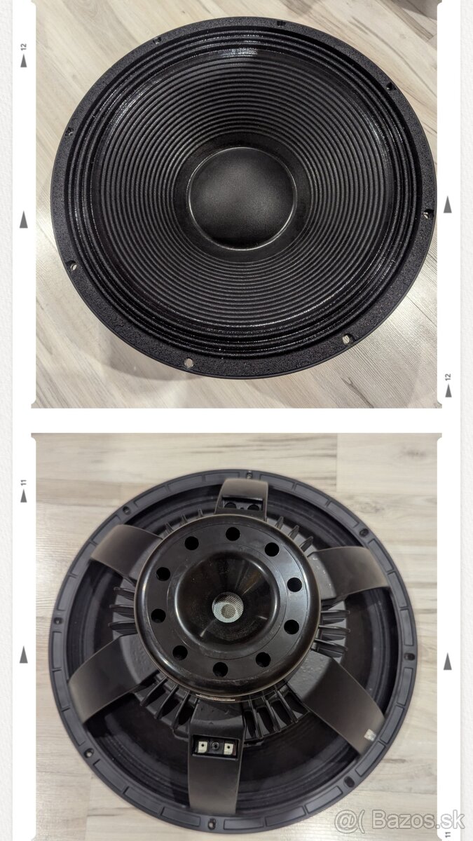 18" B&C speaker 18nw100/8ohm 2ks