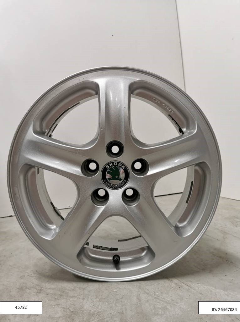 Original Skoda Octavia alu disky 5x100 R15 6x15 ET38 1222