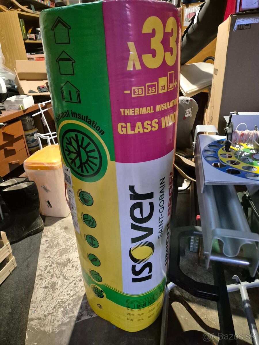 Predám sklennu vatu, Isover unikol profil 0,0033