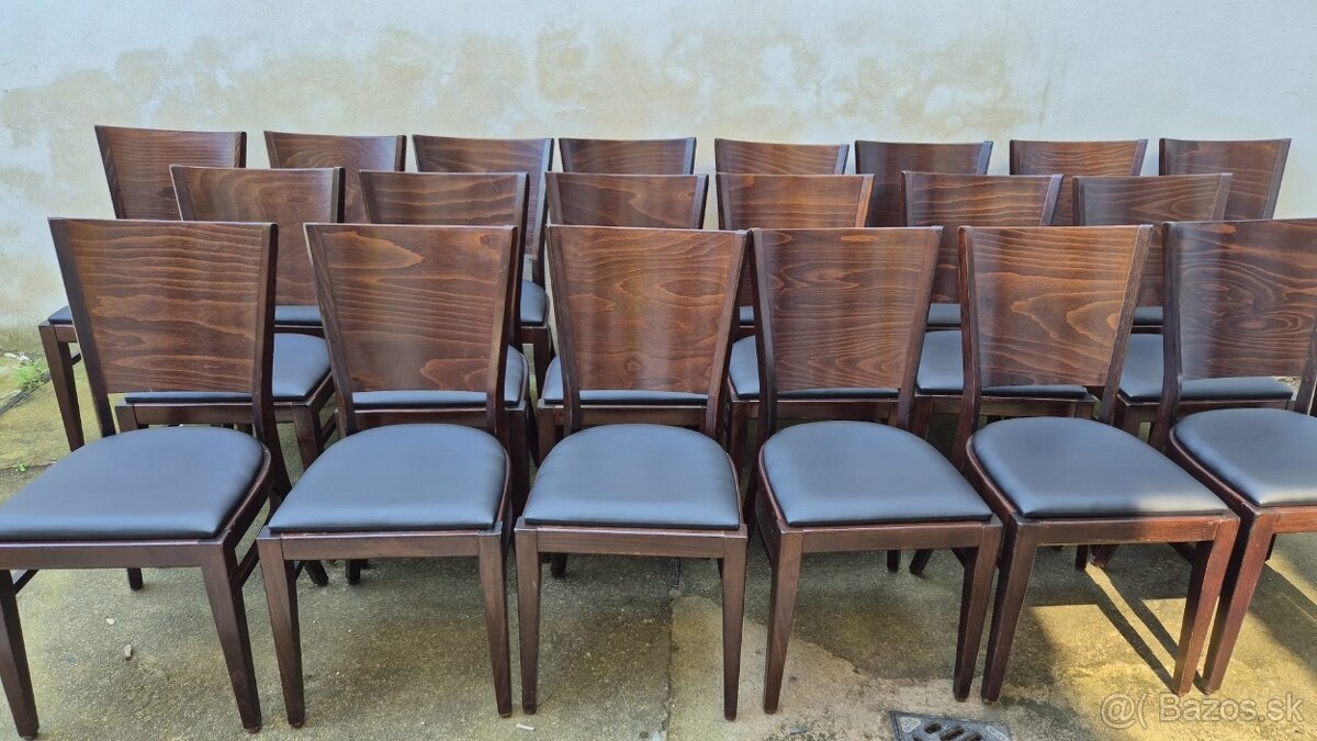 Dřevěné židle Ton nové polstrování (č.25)
