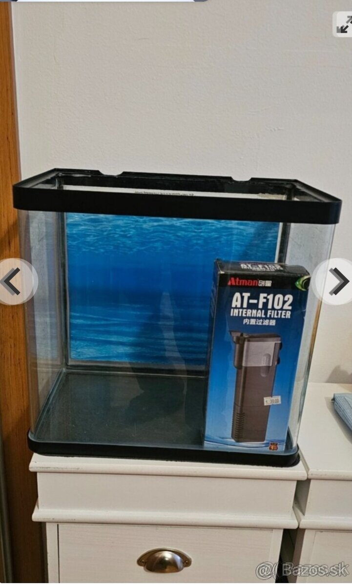 Predam akvarium a filter