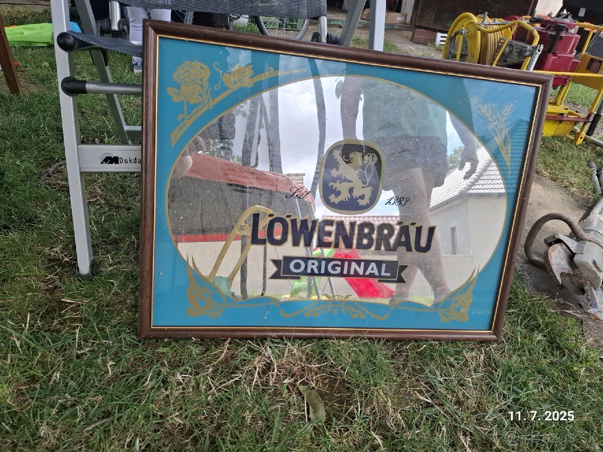 Löwenbräu zrkadlo