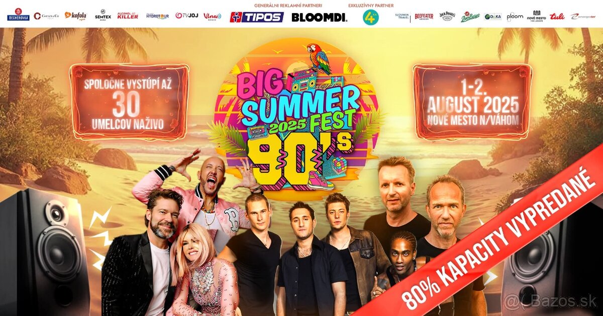 Vstupenky Big summer fest 2025