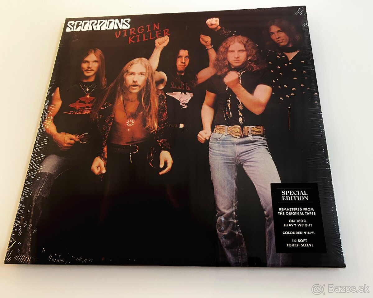 SCORPIONS -VRGIN KILLER limited colored Lp