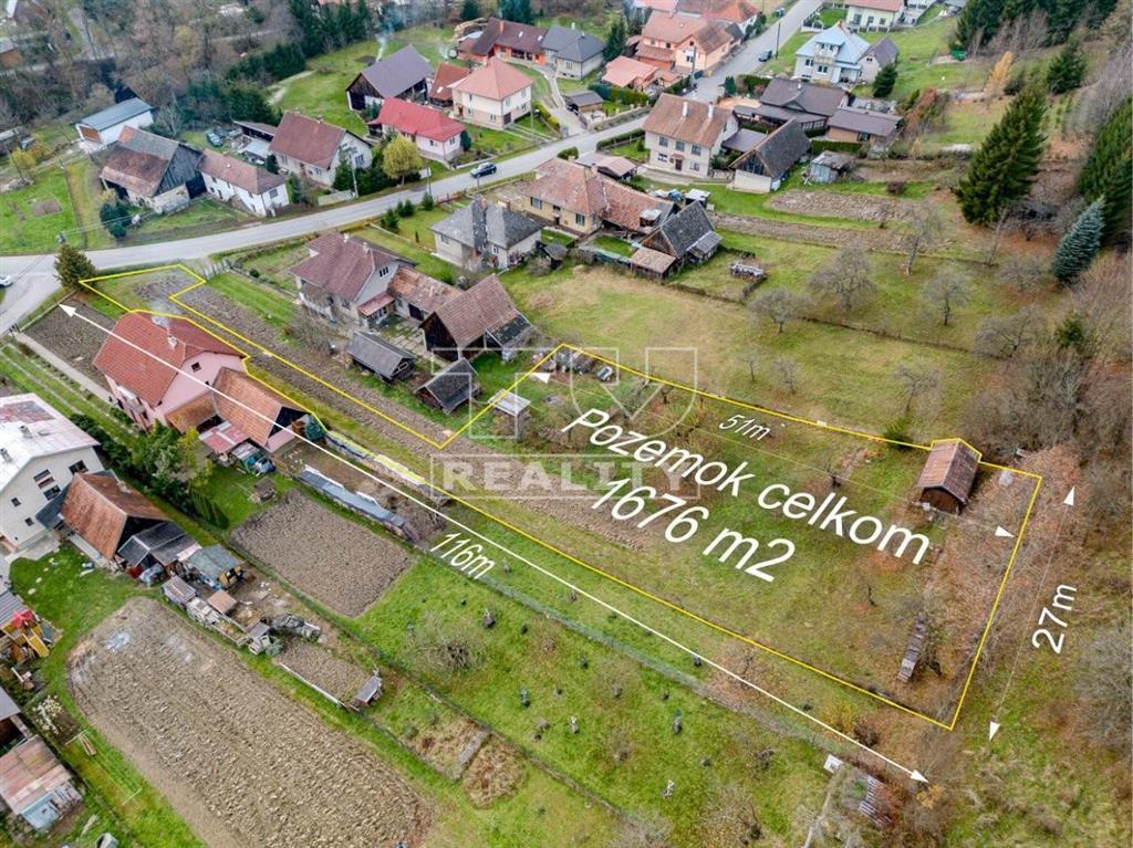 VEĽKÝ STAVEBNÝ POZEMOK NA LIPTOVE V KRÁSNEJ TICHUČKEJ...