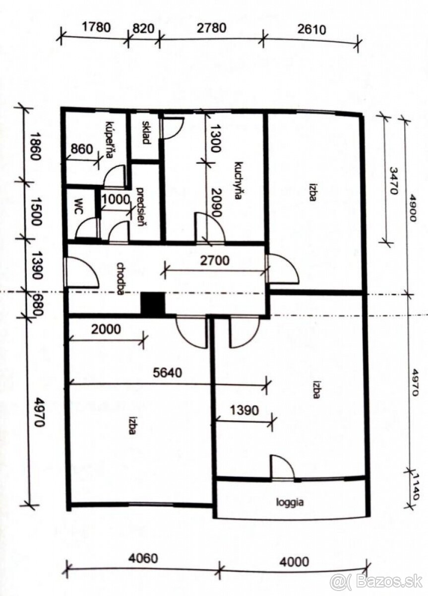 Byt s výmerou 88 m2 v širšom centre Prešova