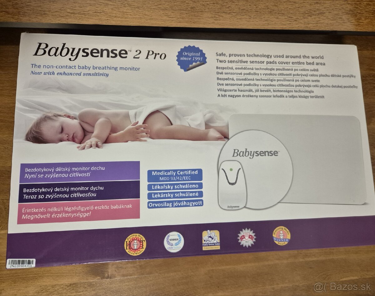 Monitor dychu BABYSENSE 2 PRO