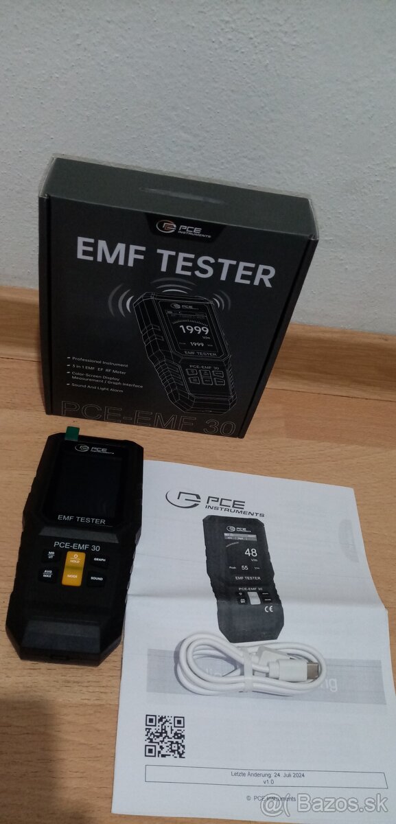 EF / MF / RF merací prístroj