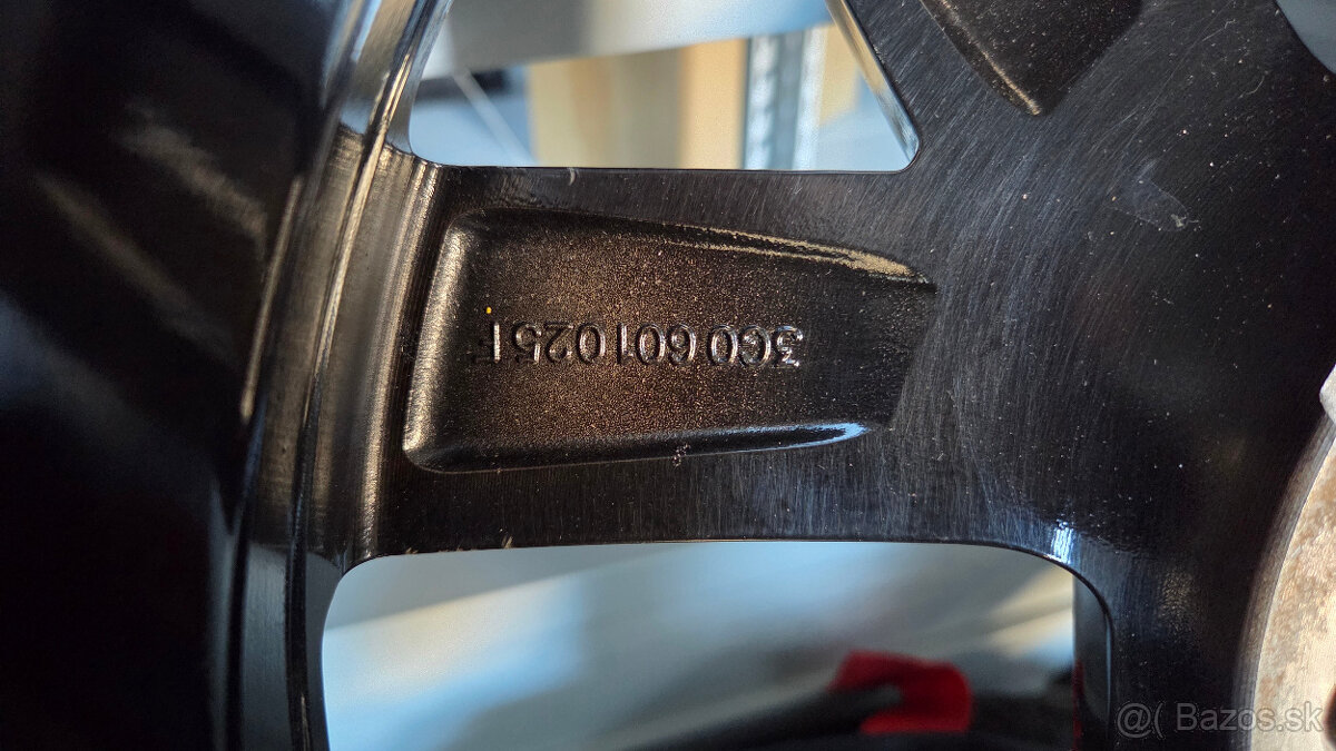 VW Tulsa Bi-Color R17" originálne disky