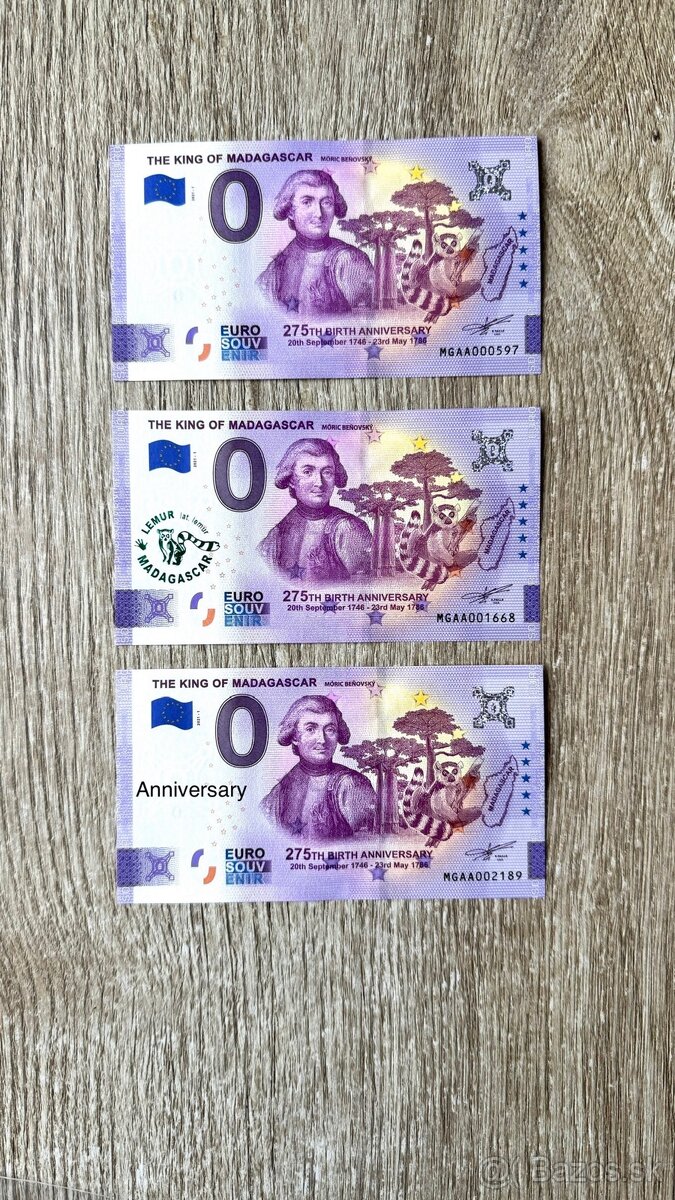 0 Euro Souvenir - Madagascar