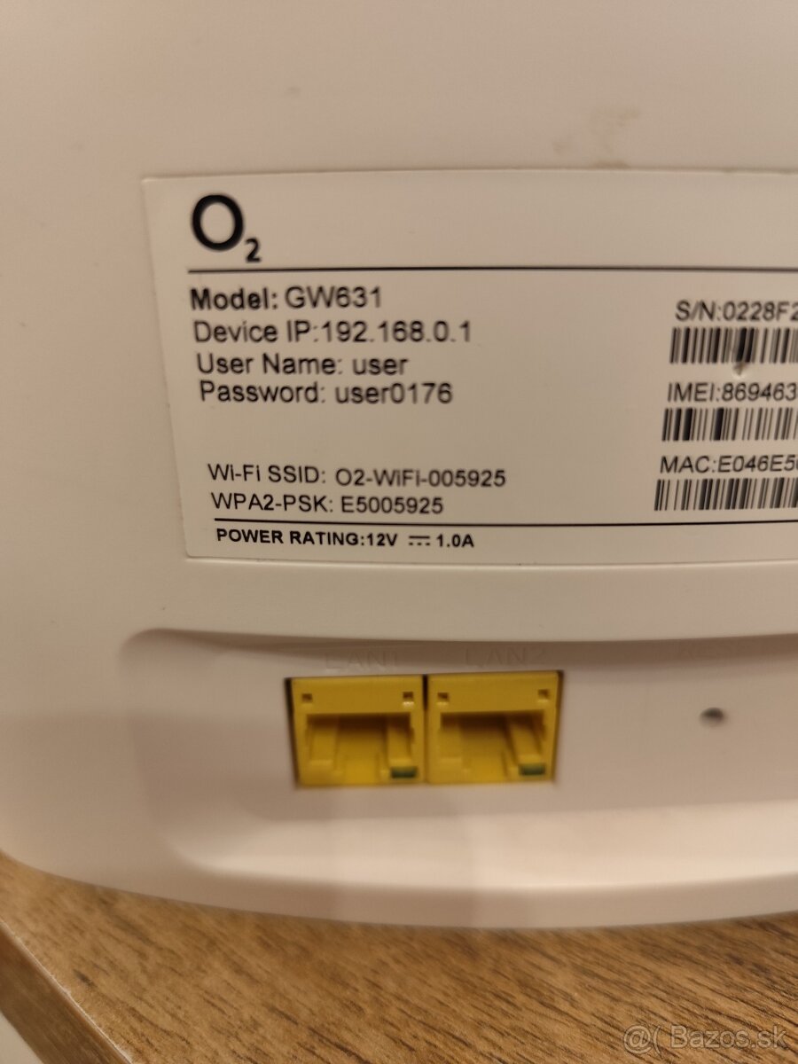 Predam 4g modem/router ZTE GW631