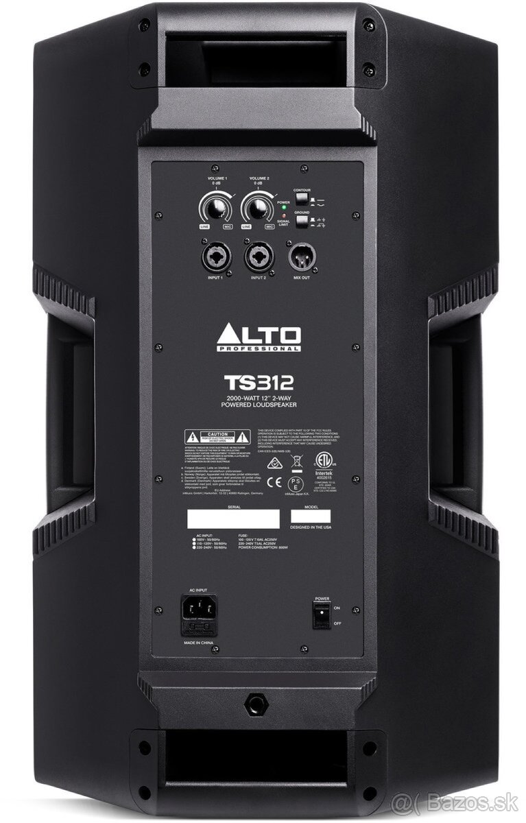 Alto Professional TS312 Aktívny reprobox 2ks. 2000W