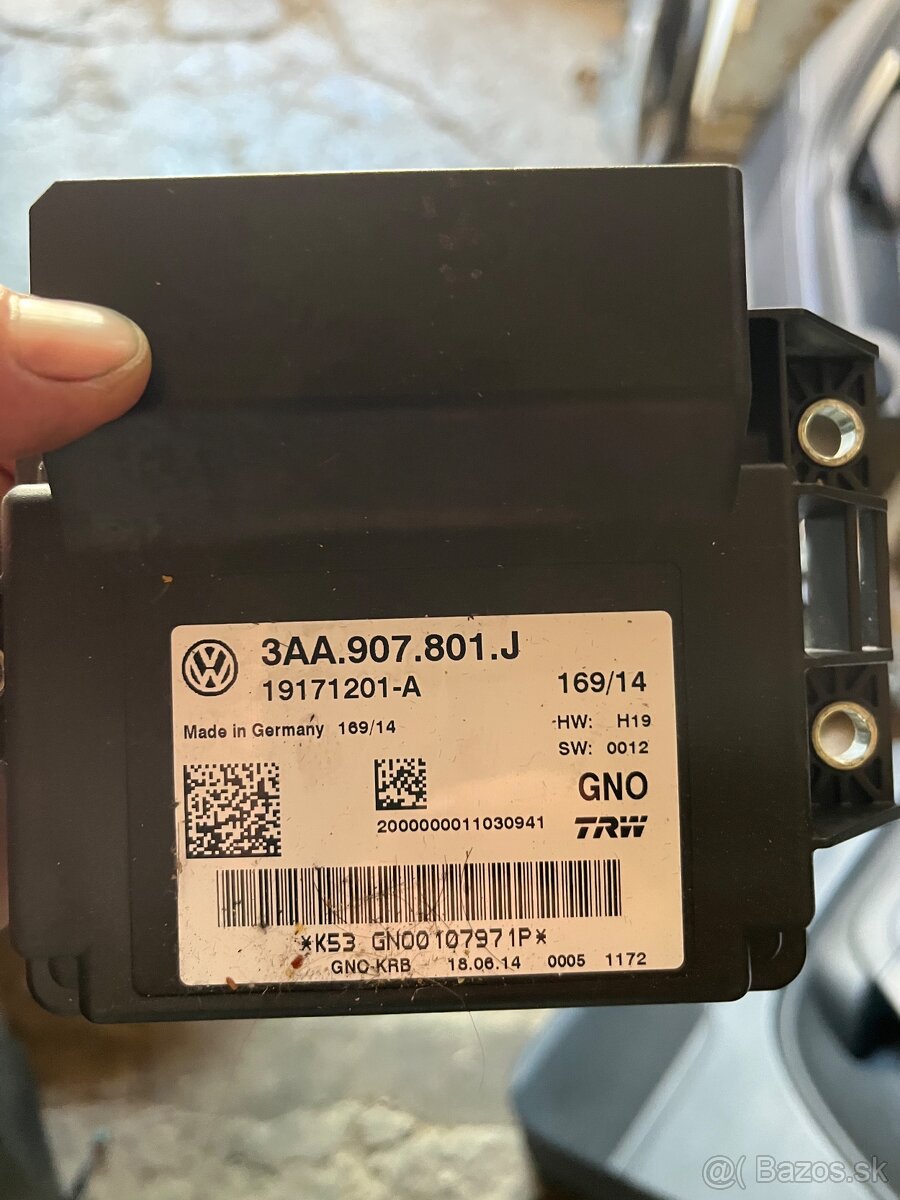 RJ ručná brzda passat b7 cc atď.