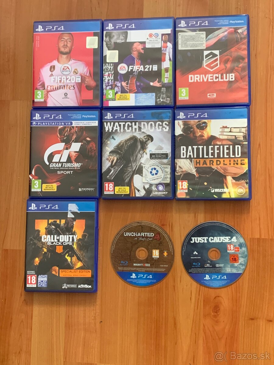 Predám hry na hernú konzolu Ps4 kompatibilné z Ps5