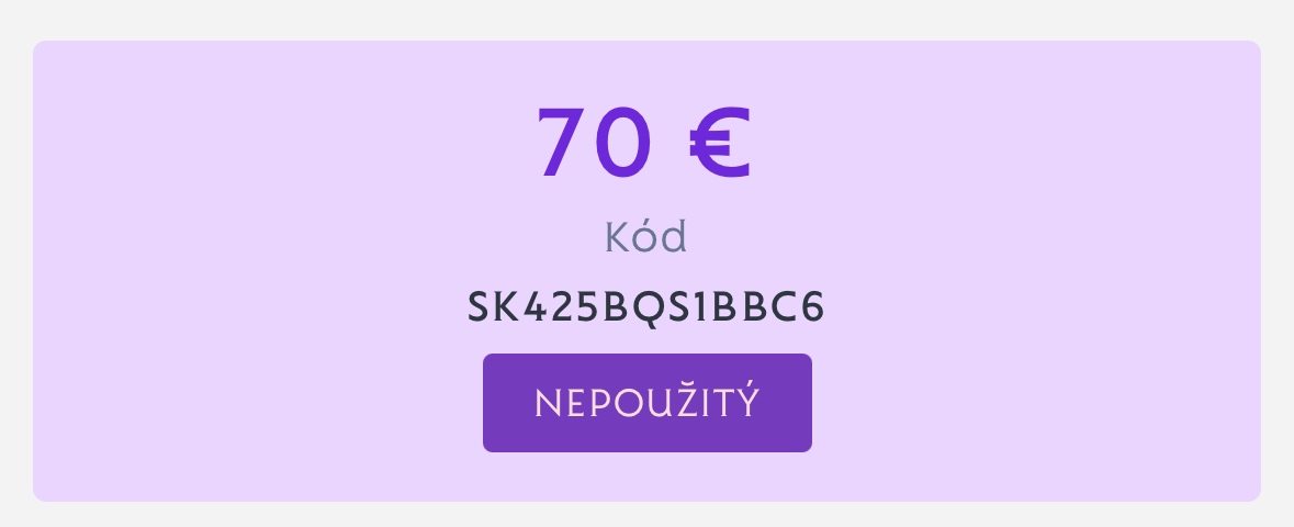 Darujem ZĽAVOVÝ KOD DAJANA RODRIGUEZ