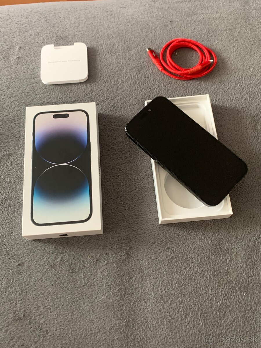Predám Iphone 14 PRO 256GB Čierny Bežné známky opotrebovania